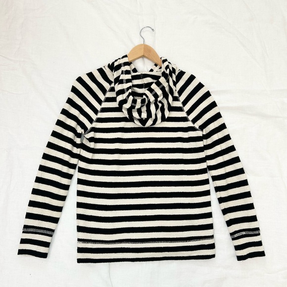 J.Crew Terry Knit Striped Hoodie - Picture 10 of 12
